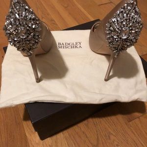 Badgley Mischka Kiara sparkly heels